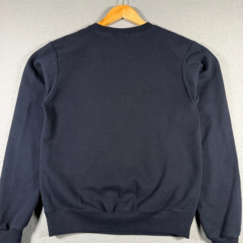 Champion Yale‎ University Crewneck Sweatshirt Navy Blue Small Mens Authentic - Picture 2 of 11
